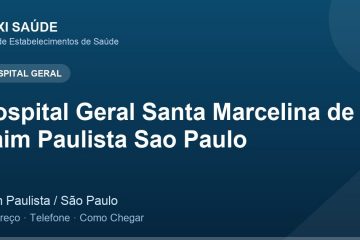 Hospital Geral Santa Marcelina de Itaim Paulista Sao Paulo – Endereço, Telefone e Como Chegar adres ve telefon