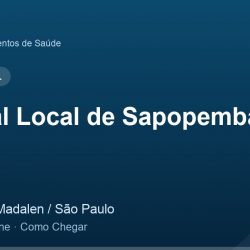 Hospital Local de Sapopemba – Endereço, Telefone e Como Chegar adres ve telefon