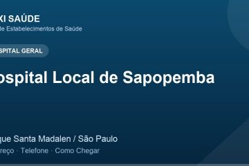 Hospital Local de Sapopemba – Endereço, Telefone e Como Chegar adres ve telefon