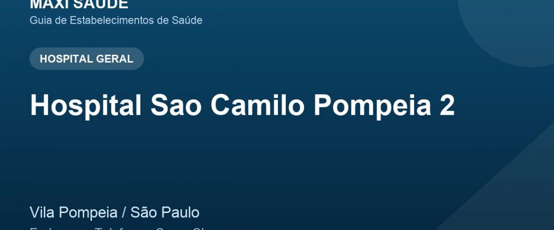 Hospital Sao Camilo Pompeia 2 – Endereço, Telefone e Como Chegar adres ve telefon