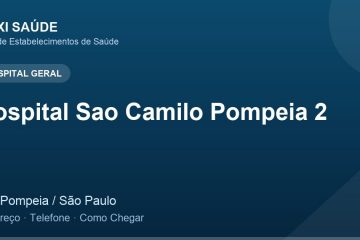 Hospital Sao Camilo Pompeia 2 – Endereço, Telefone e Como Chegar adres ve telefon