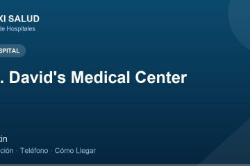 St. David's Medical Center – Dirección, Teléfono y Cómo Llegar adres ve telefon