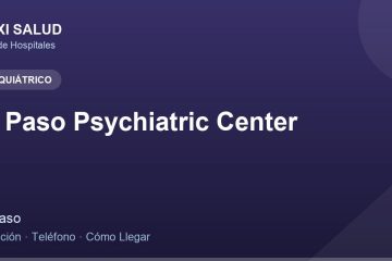 El Paso Psychiatric Center – Dirección, Teléfono y Cómo Llegar adres ve telefon