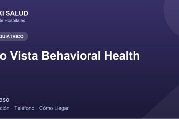 Rio Vista Behavioral Health – Dirección, Teléfono y Cómo Llegar adres ve telefon