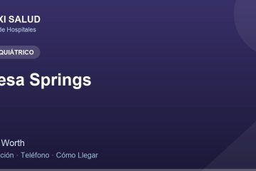 Mesa Springs – Dirección, Teléfono y Cómo Llegar adres ve telefon