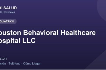 Houston Behavioral Healthcare Hospital LLC – Dirección, Teléfono y Cómo Llegar adres ve telefon