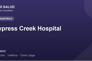 Cypress Creek Hospital – Dirección, Teléfono y Cómo Llegar adres ve telefon