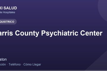 Harris County Psychiatric Center – Dirección, Teléfono y Cómo Llegar adres ve telefon
