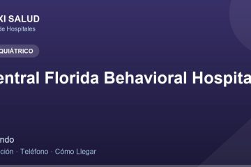 Central Florida Behavioral Hospital – Dirección, Teléfono y Cómo Llegar adres ve telefon