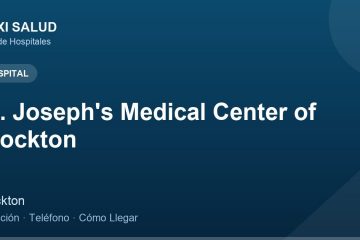St. Joseph's Medical Center of Stockton – Dirección, Teléfono y Cómo Llegar adres ve telefon