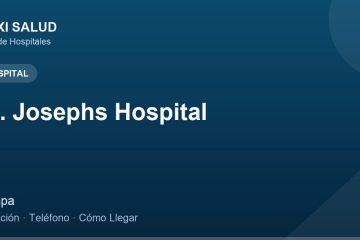 St. Josephs Hospital – Dirección, Teléfono y Cómo Llegar adres ve telefon