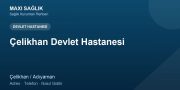 Çelikhan Devlet Hastanesi adres ve telefon