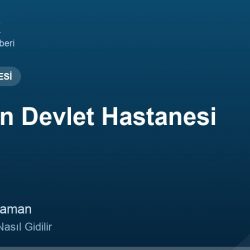 Çelikhan Devlet Hastanesi adres ve telefon