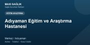Adıyaman Eğitim ve Araştırma Hastanesi adres ve telefon