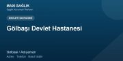 Gölbaşı Devlet Hastanesi adres ve telefon