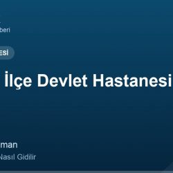 Samsat İlçe Devlet Hastanesi adres ve telefon