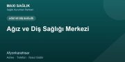 Ağız ve Diş Sağlığı Merkezi adres ve telefon