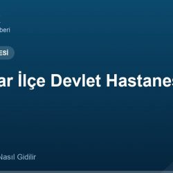 Çobanlar İlçe Devlet Hastanesi adres ve telefon