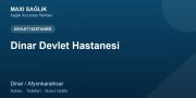 Dinar Devlet Hastanesi adres ve telefon