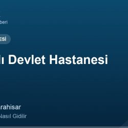 Haydarlı Devlet Hastanesi adres ve telefon