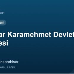 İscehisar Karamehmet Devlet Hastanesi adres ve telefon