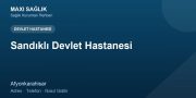 Sandıklı Devlet Hastanesi adres ve telefon