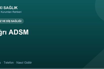 Ağrı ADSM adres ve telefon