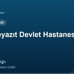Doğubeyazıt Devlet Hastanesi adres ve telefon