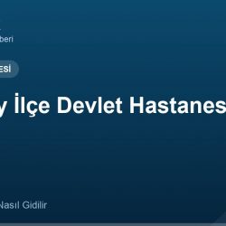 Taşlıçay İlçe Devlet Hastanesi adres ve telefon