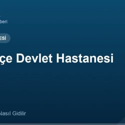 Tutak İlçe Devlet Hastanesi adres ve telefon