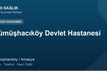 Gümüşhacıköy Devlet Hastanesi adres ve telefon