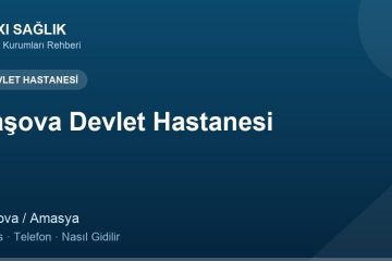 Taşova Devlet Hastanesi adres ve telefon