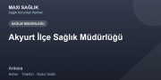Akyurt İlçe Sağlık Müdürlüğü adres ve telefon