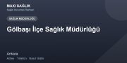 Gölbaşı İlçe Sağlık Müdürlüğü adres ve telefon
