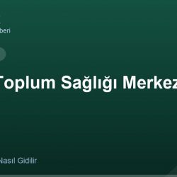 Güdül Toplum Sağlığı Merkezi adres ve telefon