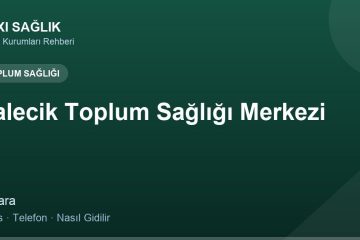 Kalecik Toplum Sağlığı Merkezi adres ve telefon