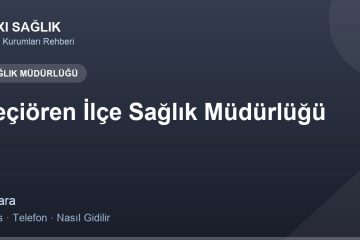Keçiören İlçe Sağlık Müdürlüğü adres ve telefon