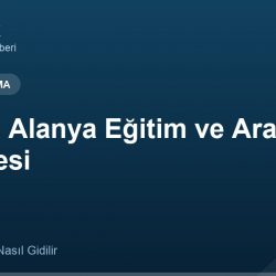 Antalya Alanya Eğitim ve Araştırma Hastanesi adres ve telefon