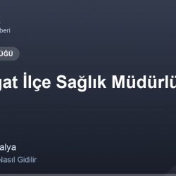 Manavgat İlçe Sağlık Müdürlüğü adres ve telefon