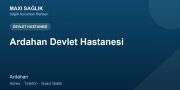 Ardahan Devlet Hastanesi adres ve telefon