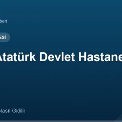 Aydın Atatürk Devlet Hastanesi adres ve telefon