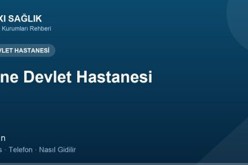 Çine Devlet Hastanesi adres ve telefon