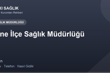 Çine İlçe Sağlık Müdürlüğü adres ve telefon