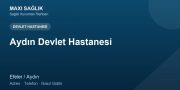 Aydın Devlet Hastanesi adres ve telefon