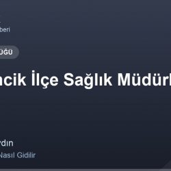 Germencik İlçe Sağlık Müdürlüğü adres ve telefon