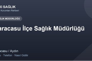 Karacasu İlçe Sağlık Müdürlüğü adres ve telefon