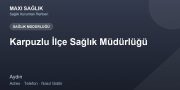 Karpuzlu İlçe Sağlık Müdürlüğü adres ve telefon