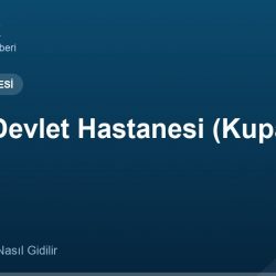 Nazilli Devlet Hastanesi (Kupa) adres ve telefon