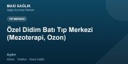 Özel Didim Batı Tıp Merkezi (Mezoterapi, Ozon) adres ve telefon