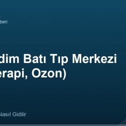 Özel Didim Batı Tıp Merkezi (Mezoterapi, Ozon) adres ve telefon
